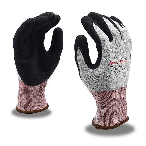 Cordova High-Performance Cut-Resistance, MACHINIST, Crinkle Latex Gloves, XL, PR 3734NRXL - main